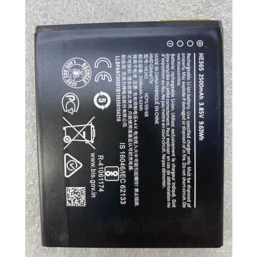 HST New Battery 3.85V 2500mAh HE365 For Nokia 1 Plus TA-1111 TA-1123 TA-1127 TA-1130 TA-1131 Phone Batteries