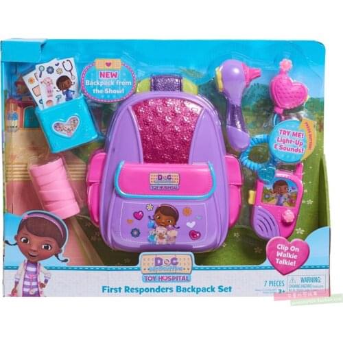 New Doctors Dottie First Responders Backpack Set Toy Hospital Doctor Tools With Accessories Figure Kids Toys Children Gifts