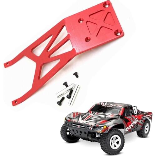 For Traxxas Slash 2WD #5837 Aluminum Alloy Front Chassis Guard Plate Kit RC Model Car Replacement Accessories