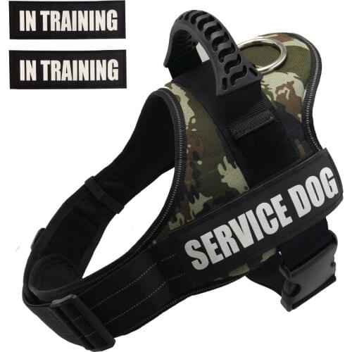 PET-K9 Dog Harness, Reflective No Pull Dog Vest Harness, Adjustable Padded Soft Vest for Outdoor Walking Training