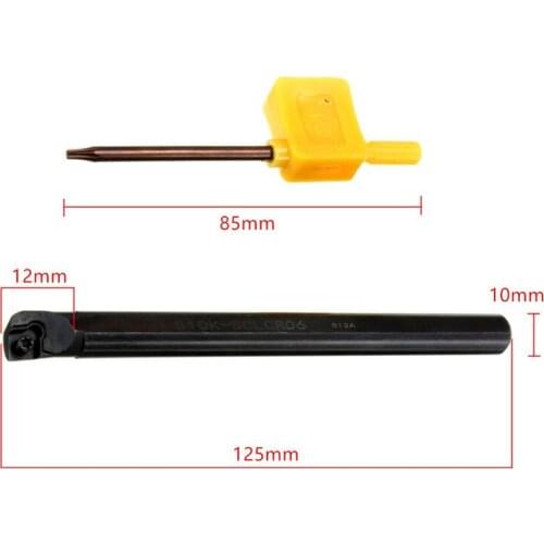 S10K-SCLCR06 Internal CNC Lathe Turning Tool Holder W/ Wrench Cutter Bar 95 Degree T8 CCMT0602 (CCMT21.51) Right Hand