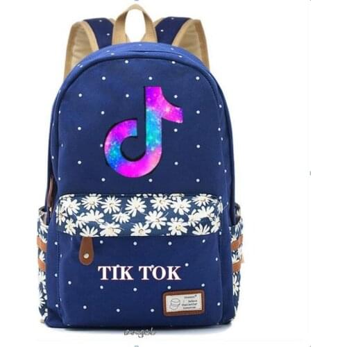 Tik Tok School Backpack Student Teen Unisex Laptop Bag Backpack Breathable Bookbags For Women Girls birthday gift