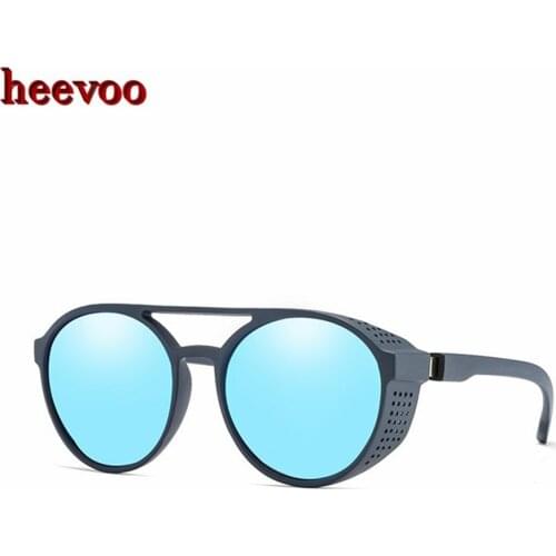 Retro Steampunk Sunglasses Vintage Men Goggles Brand Design Round Hollow Fashion Sunglass Classical Gothic Glasses UV400