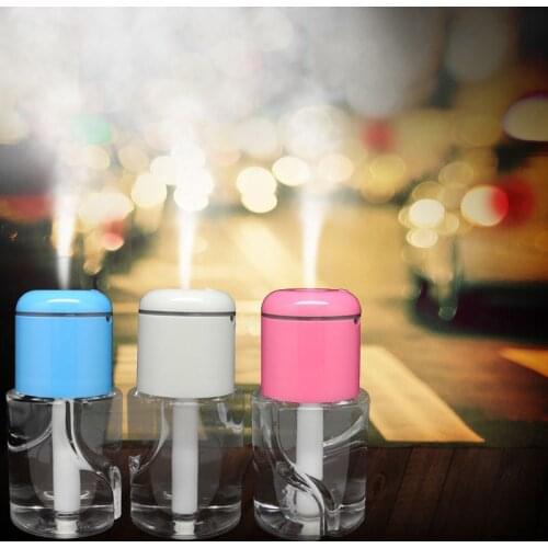 ELOOLE Water Bottle Caps Humidifier Mini Portable USB Aroma Diffuser Steam Essential Oil Diffuser Mist Maker Fogger For Car Home