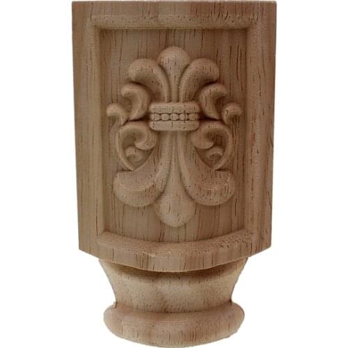 RUNBAZEF Solid Wood Vintage Home Applique Wedding Decoration Maison Accessories Modern Furniture Applique Wooden Figurines