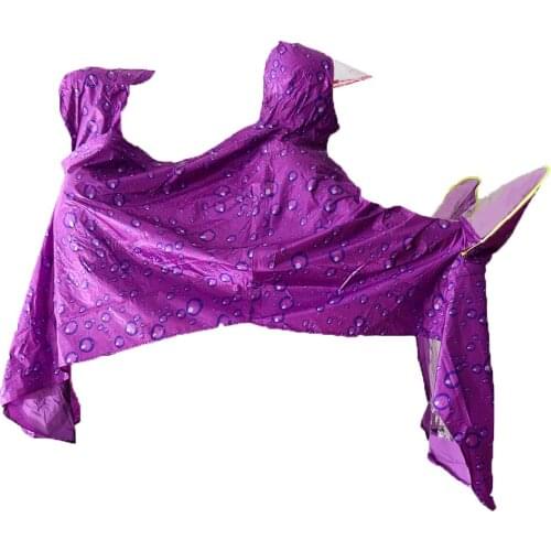 Waterproof Raincoat Scooter Mobility Rain Coat Cape Double Poncho Oxford