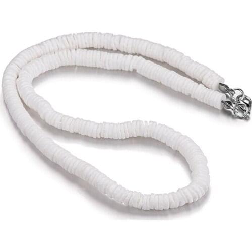 Simple Fashion Trendy White Shell Choker for Women Boho Bohemian Summer Collier Femme Cowrie Shell Necklace