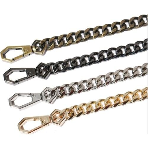 Gold Bag Chain Metal Handbag Strap Durable Multi Use Handle DIY Long Hardware Fashion Purse Accessories Replacement Belt Gift