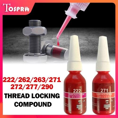 1Pcs 10ML High Strength Anti-loose 271 Glue Threadlocker Anaerobic Adhesive Glue Anti-Corrosion Retainer Screw Locking Glue