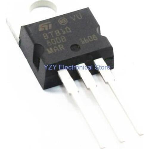 5PCS/LOT Brand New BTB10-800B BTB10-800BW TO-220 BTB10800BW TO220 BTB10-800 BTB10 ORIGINAL FAST SHIPPING