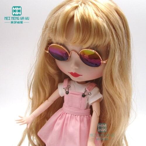 1pcs Blyth doll accessories fashion sunglasses blue, yellow, green
