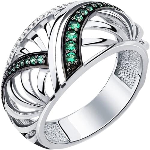 АЛМАЗ-ХОЛДИНГ Rings With Cubic Zirkonia For Women