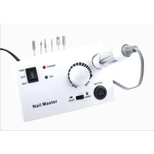 Electric Nail Drill Machine 35000 RPM 25W Nail File Drill Machine Maniure And Pedicure Polish Bits Tools Kits 12pcs