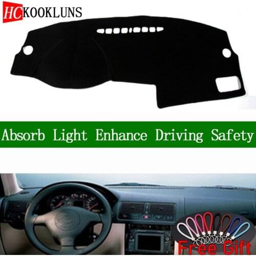 For Volkswagen Golf 4 2006 Dashboard Cover Sun Shade Non-slip Dash Mat Pad Carpet Car Stickers Interior Accessories