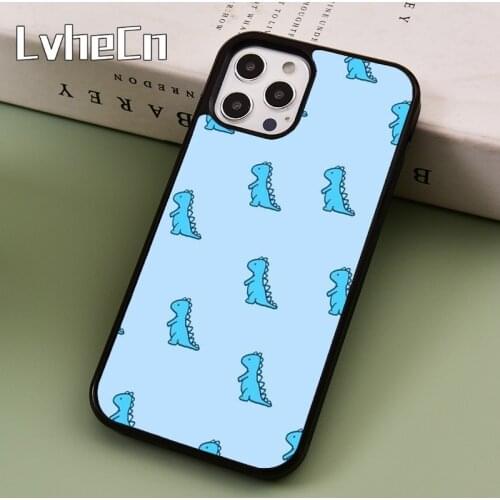 LvheCn Baby Dino coque 2 Phone Case Cover For iPhone 5 SE 2020 6s 7 8 Plus 11 12 Pro X XR XS Max Samsung S8 S9 S10 coque