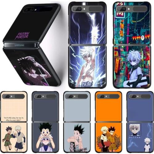Anime Hunter X Hunter Guscio Phone Case For Samsung Galaxy Galaxy Z Flip 3 5G Hrad Case Capa Shell Cover Fundas