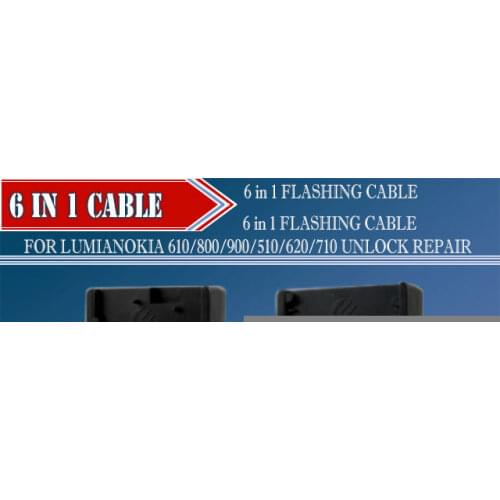 Gsmjustoncct 6 IN 1 CABLE FOR NOKIA 610 /800/ 900/ 510/ 620/ 710 CABLE +Free Shipping