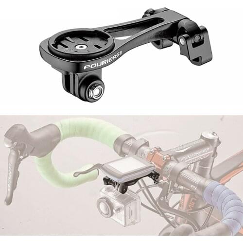 Fouriers HA-S021 Bicycle Computer Mount For stem front cap Compatible with MIO GARMIN Bryton 100 / 310 / 330 / 530 GoPro