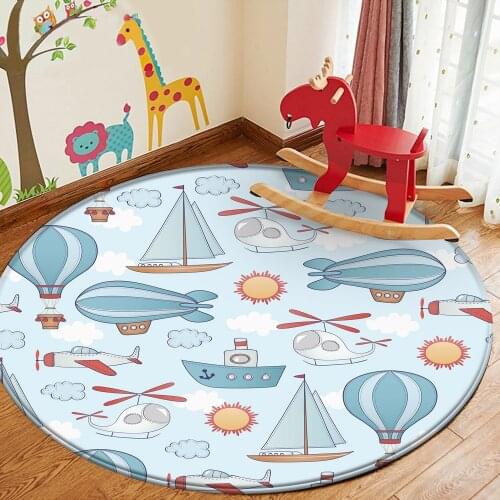 Top Selling Art Soft Cartoon Childrens Flannel Carpet Childrens Room Anti-slip and Anti-fouling Carpet&Rug