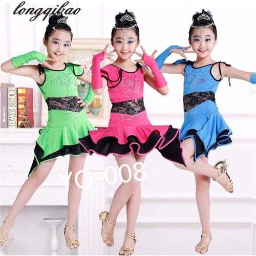 Костюмы для латиноамериканских танцев Longqibao China At AliExpress