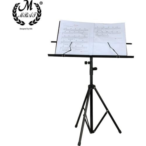 M MBAT High quality Sheet Music Tripod Portable Folding Violin Stand Guitar Holder Sax Bracket Musical Instrument Accessories