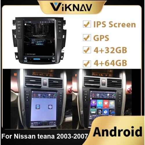 Android Car Radio Tape Recorder Screen for Nissan teana 2003 2004 2005 2006 2007 Auto Multimedia Player GPS Stereo Receiver