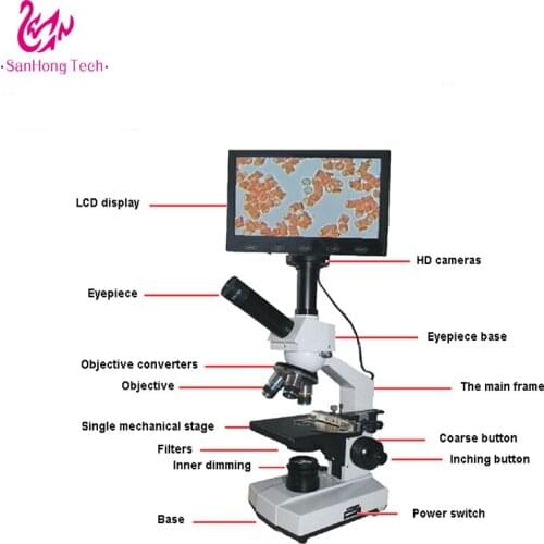 Blood group image amplification monocular microscope Health analysis Medical device