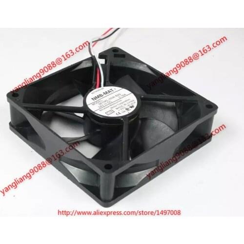 NMB-MAT 3610KL-05W-B49 C19 DC 24V 0.16A 3-Wire 92X92X25mm Server Cooling Fan