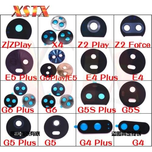 For Motorola Moto G4 E4 G5 G5S G6 plus Z Z2 Z3 play force X4 Back Rear Camera Lens Glass Replacement