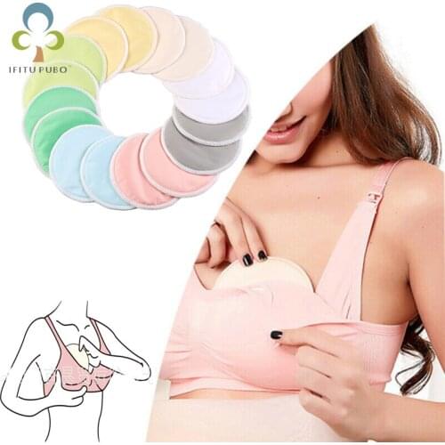 Bamboo fiber breast pads washable anti-galactorrhea pads breastfeeding breastfeeding pads ultra-thin breast pads WYW