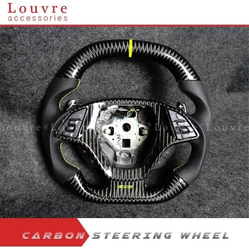 Real carbon fiber Steering Wheel For Corvette customized carbon fiber steering wheel for any cars