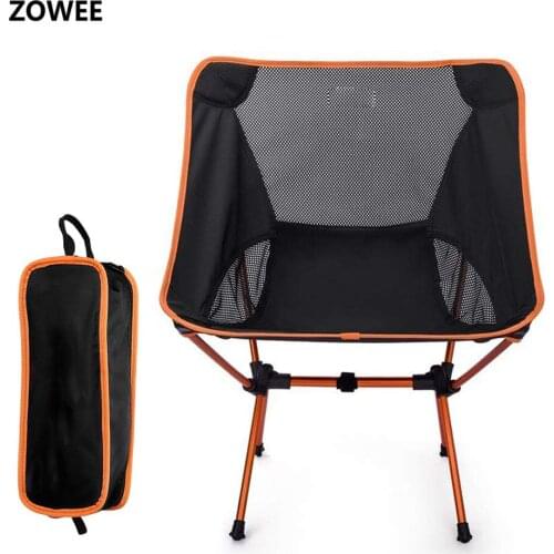 Dropshipping Collapsible Moon Chair Fishing Camping BBQ Stool Folding Extended Hiking Seat Garden Ultralight Office Furniture