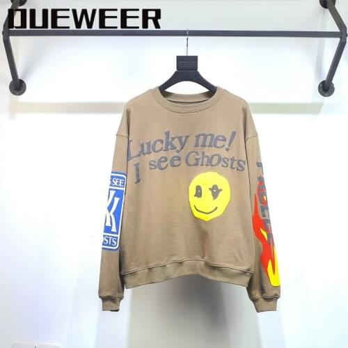 Dueweer Sweatshirts Pullover Streetwear Men Skull Graphic Kendall Jenner Plus Velvet Hoodie Sweatshirt Stranger Things