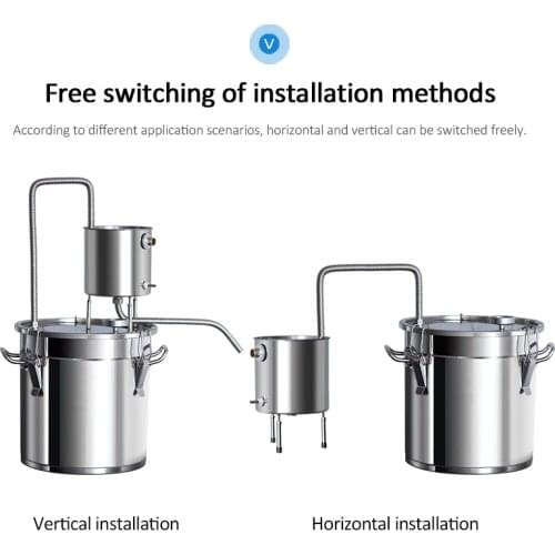 12L Moonshine home water distiller family brewing machine distillation brandy whiskey extraction hydrolate