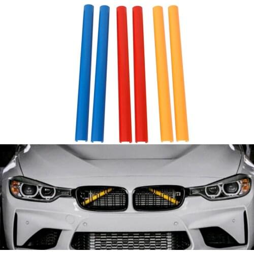 2Pcs Front Grille Trim Strips for BMW F10 F11 F02 F30 F32 Series Car Sport Styling Decoration Cover Frame