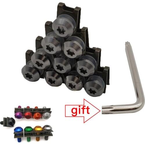 Aluminium Motorcycle 6mm Fairing Bolts Fastener Clips Screw Spring Nuts For Honda ST 1300 ST1300 Black SpiRit RC51 NC750S NC750X