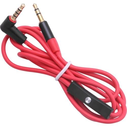 3.5 mm remplacement L Cable audio Cordon avec micro pour for Monster Beats By Dr Dre