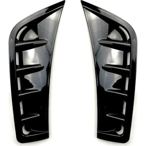 Car Bright Black ABS Front Bumper Spoiler Side Wing Decorative Cover For Mercedes Benz GLC Class GLC260 GLC300 2020