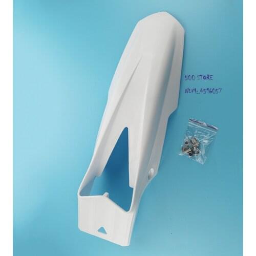 White Plastic Motorcycle Mudguards Fender Motocross Protector for yamaha honda suzuki Pit bike XR250 KLX250 free shipping