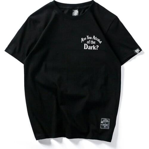 Original Popular Logo European Street Korean Hip-hop Print Alphabet BF Style Men And Women Couples Short Sleeve T-shirt Summer