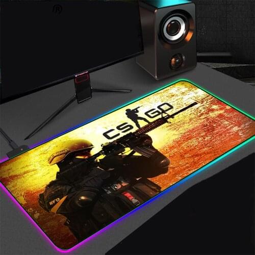 XGZ Gaming CSGO Keyboard Carpet Pad RGB Mouse Pad Computer Laptop Desktop Gamer Mouse Pad XXL Led Backlit Gaming Mouse Pad Desks