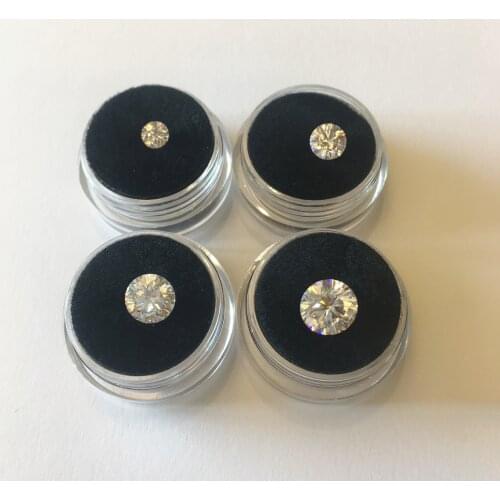 Loose Moissanite 5mm to 9mm GH color Round Brilliant Cut Loose beads VVS1 Grade jewelry Ring earrings material