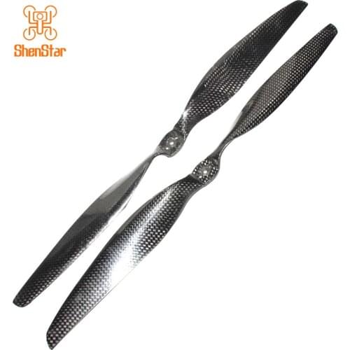 ShenStar 1pair 15'' 15inch Carbon Fiber Propeller Blade Paddle 15x7.5 CW CCW 1575 Props For RC Drone DIY Quadcopter Spare Part