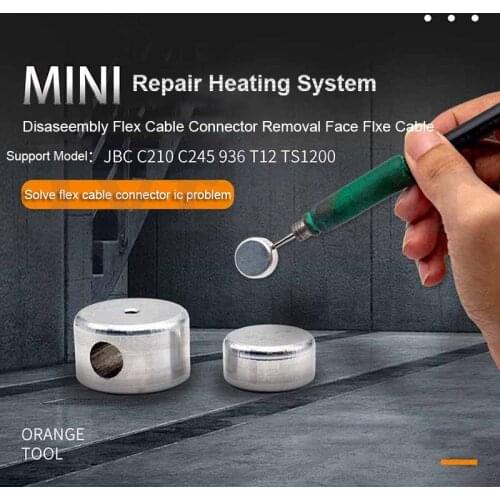 MINI Small Hot Table Micro Heating Station Removal Flex Cable/Connector IC Chip For JBC C210 TS1200 936 Series Soldering Station