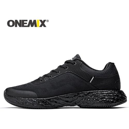 Onemix Men Running Shoes Light Knit Breathable Sneakers Comfortable Training Footwear Casual Woman Tennis Jogging Sport Shoes