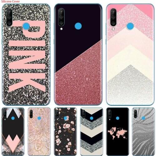 Lines of marble Silicone Cover For Huawei P40 P30 P20 P10 P9 P8 Pro Plus Lite E Mini 2019 2017 Phone Case