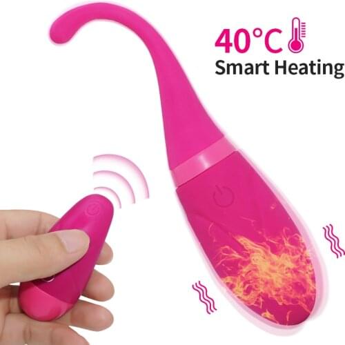 Wireless Control Sex Egg for Female Heating Vibrator Stimulate Clitoris Pussy G Spot Sex Toys for Women 10 Vibration USB Charge