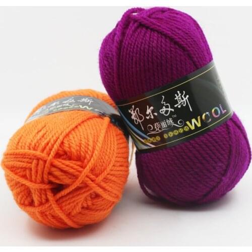 300g/Lot High Quality Organic Baby Merino Wool Roving Yarns Skein Hand Knitting Crochet Yarn China Natural Woolen