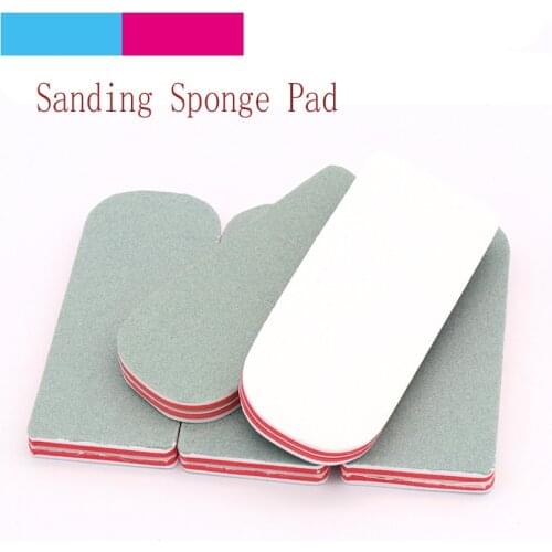 5pcs Nail File Double-side Sanding Buffer Pad Pedicure Manicure Woodworking Buffing Block Polish Grinding Pad Abrasive Tools