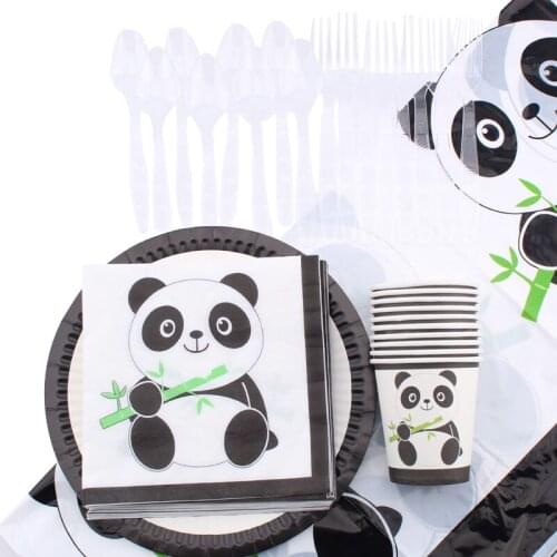 Panda Theme Disposables Tablecloths Party Supplies Weddings Dinners Birthdays Decorations Birthday Parties Boys Girls